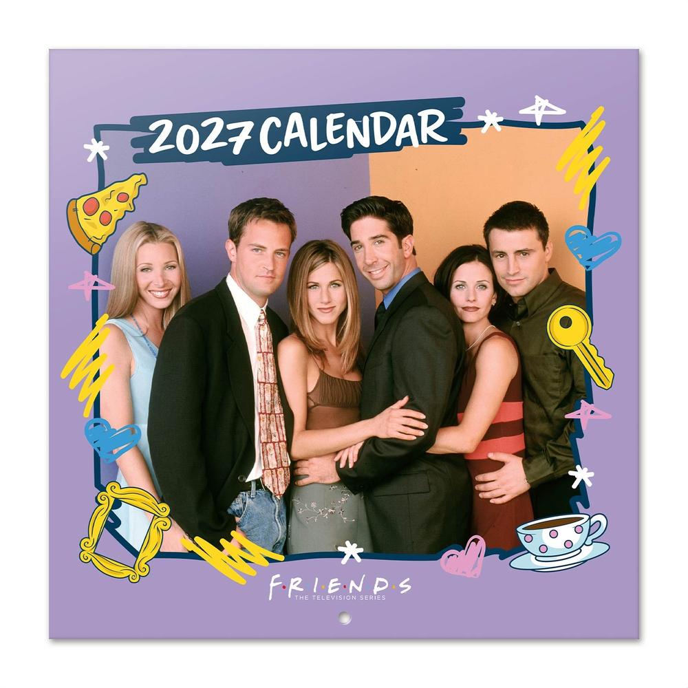 Grupo Erik Friends - 2027 30X30 Calendar - Multicolours